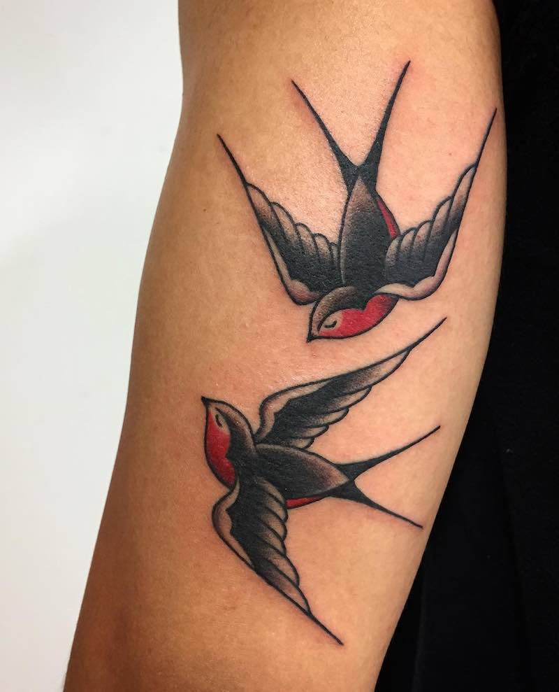 Swallow Tattoo by Death Cloak