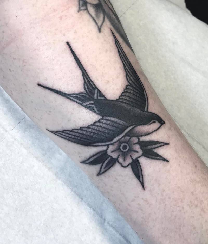 Swallow Tattoo by Jean Le Roux