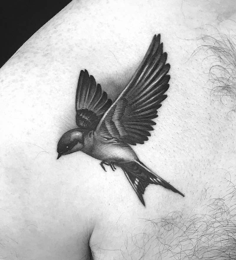 Swallow Tattoo by Jimi May