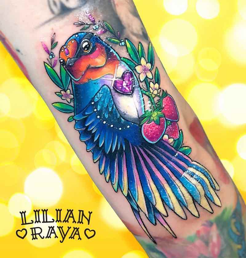 Swallow Tattoo by Lilian Raya