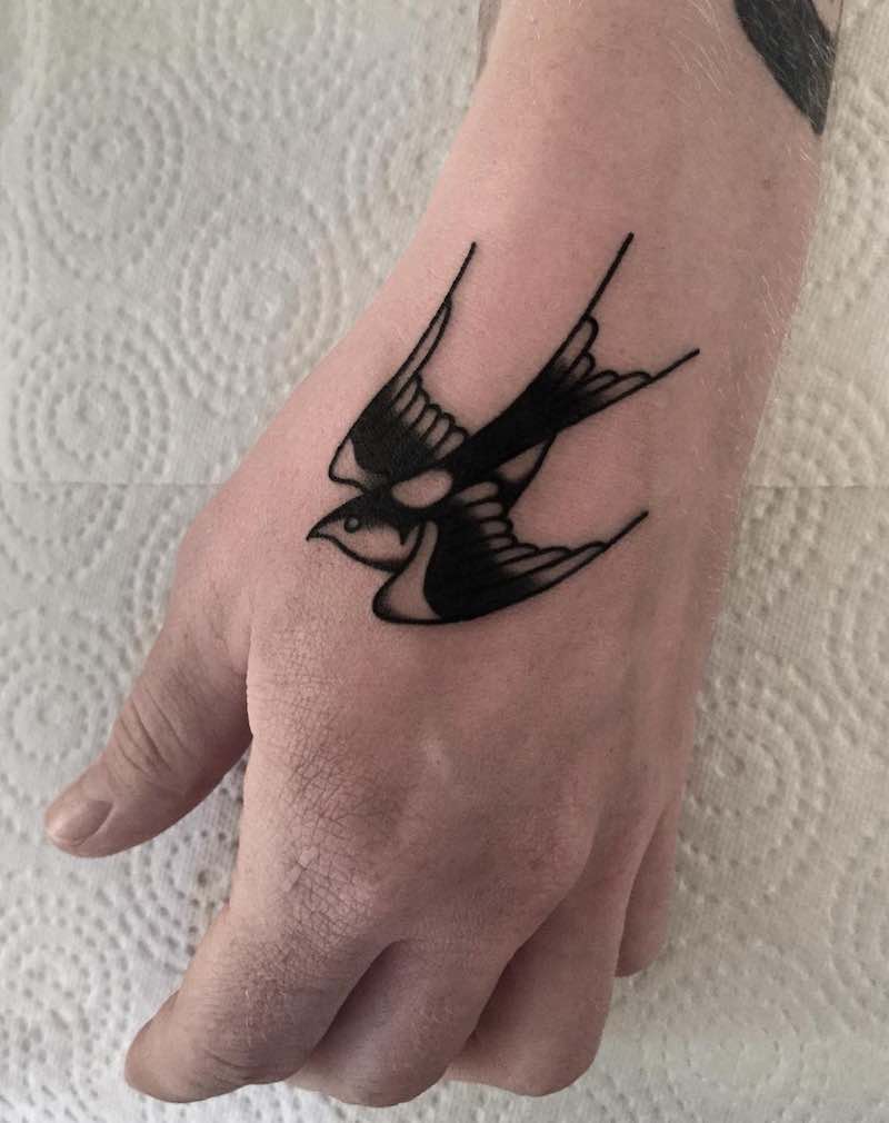 Swallow Tattoo by Nick Corbett-