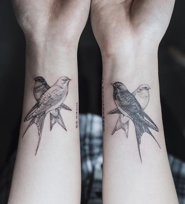 Swallow Tattoo by Sol Tattoo
