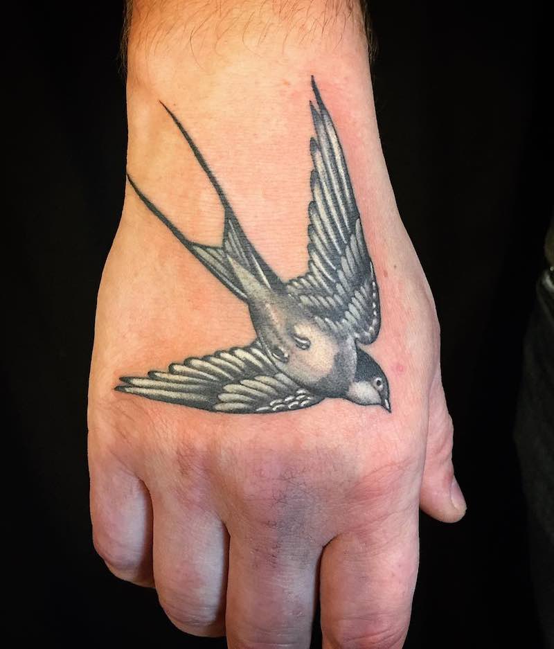 Swallow Tattoo by Tim Beck