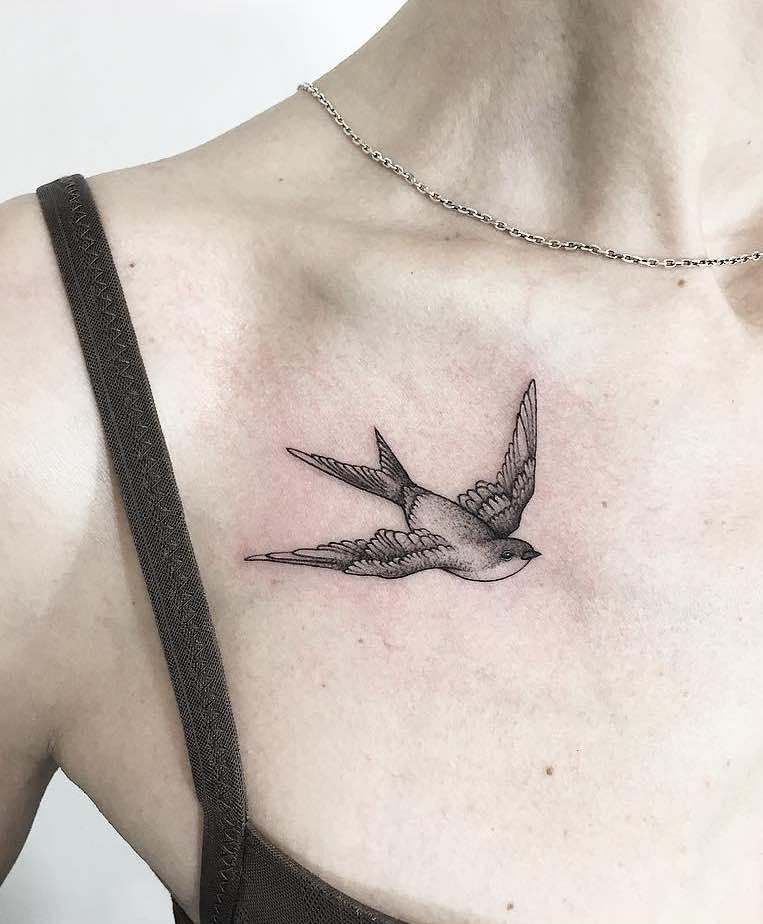 Swallow Tattoo by V Shevchenko