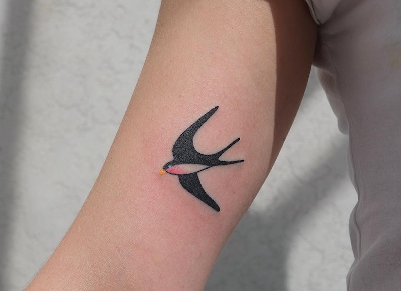 Swallow Tattoo by Yaroslav Putyata