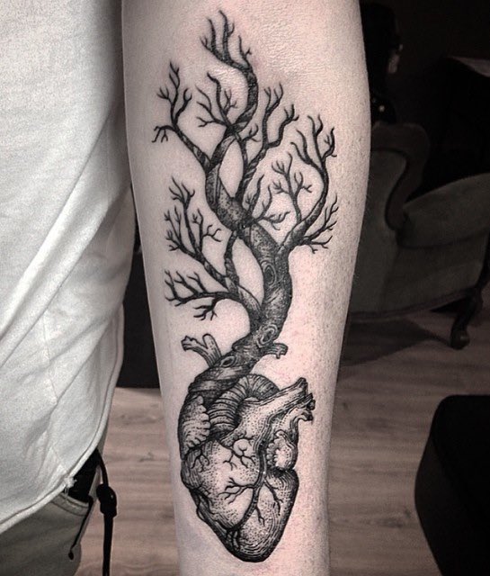 Tree Tattoo by Annita Maslov