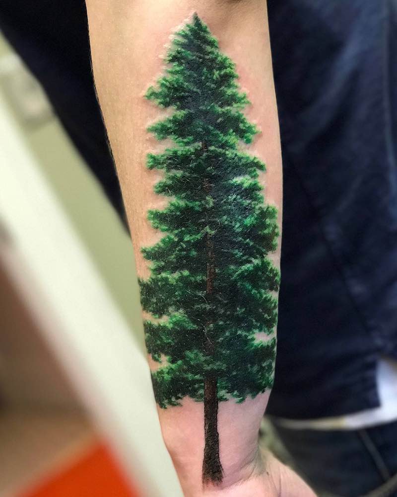 Tree Tattoo by Bleach