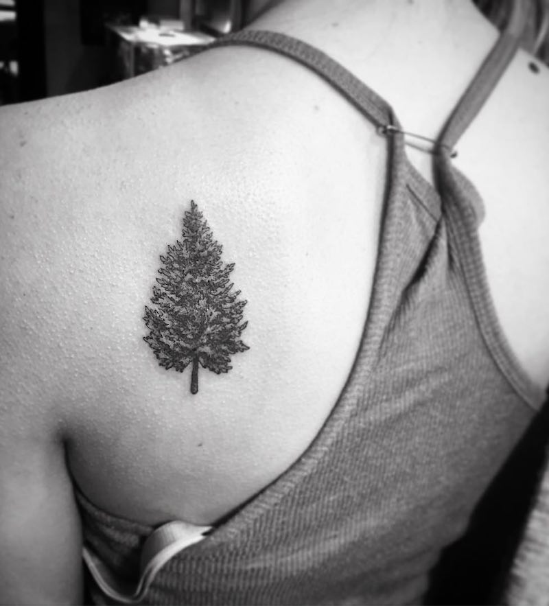 Tree Tattoo by Jessie Violet