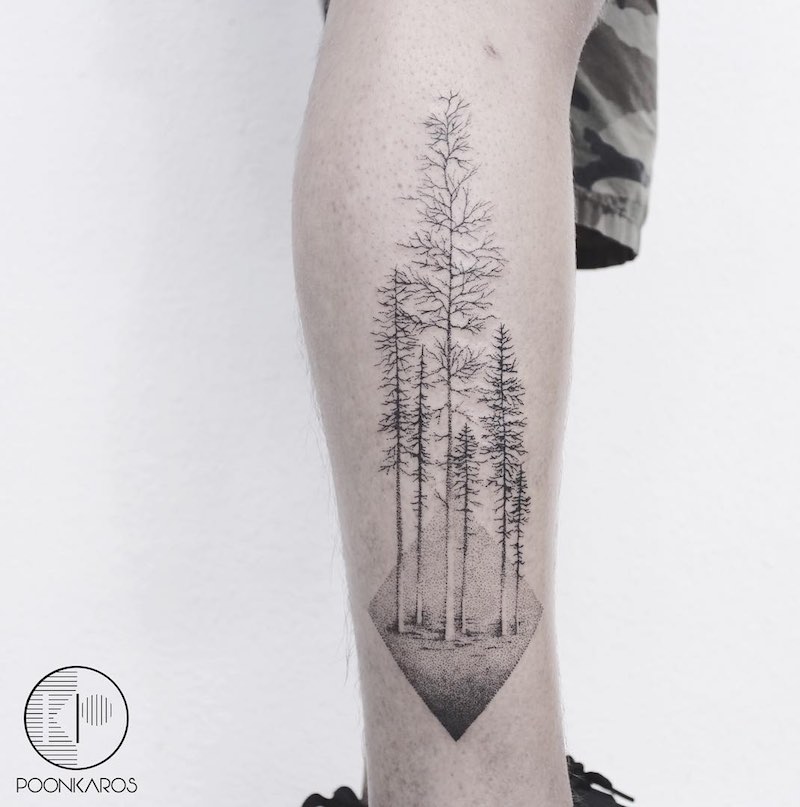 Tree Tattoo by Karry Ka-Ying Poon
