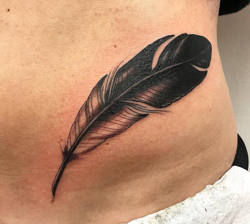 Feather Tattoo by Rickard Oster