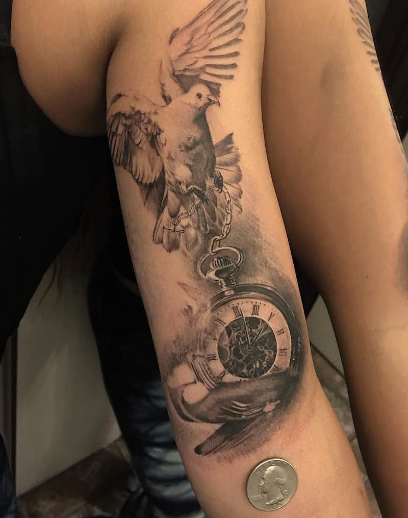 Dove Tattoo by Allan Rivera