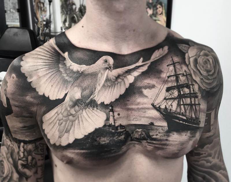 Dove Tattoo by Andy Blanco - Tattoo Insider