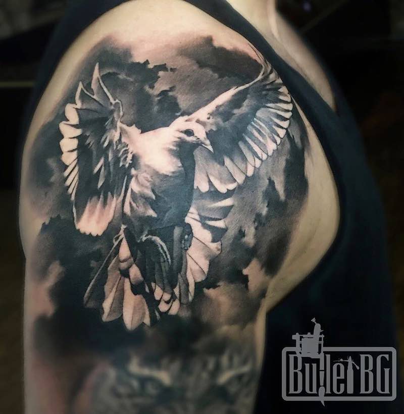 Dove Tattoo by Bullet BG