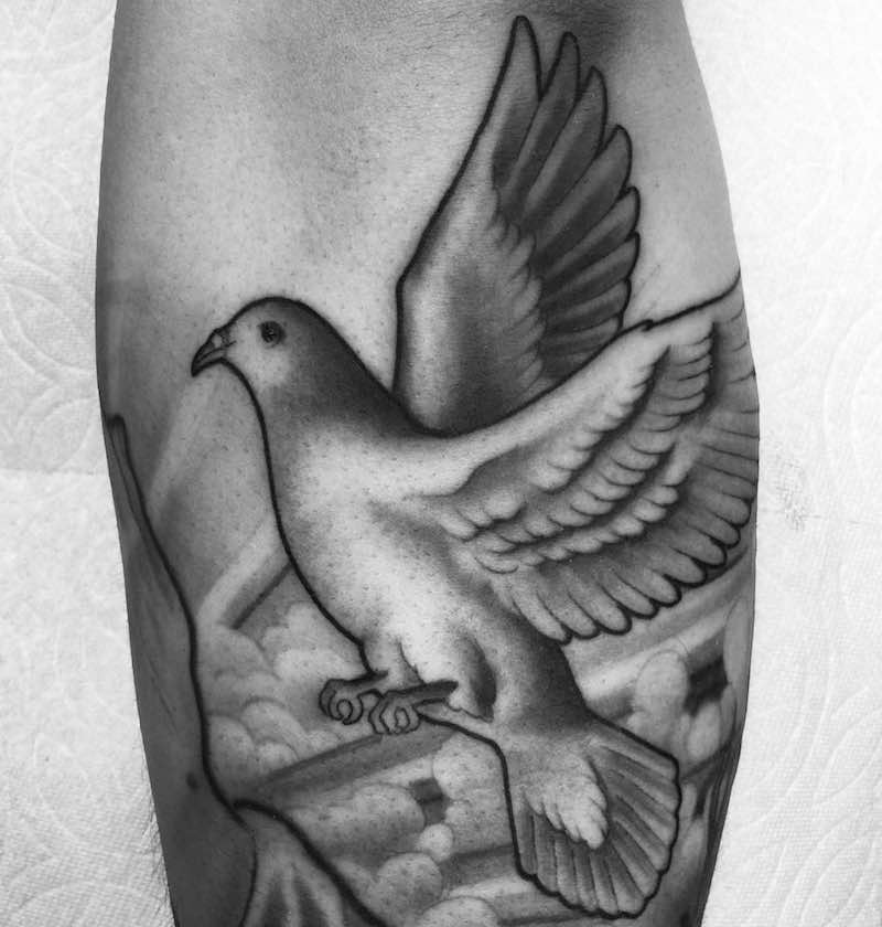 Dove Tattoo by Jesse Strong-