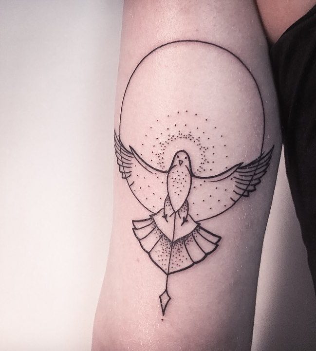 Dove Tattoo by Melina Wendlandt