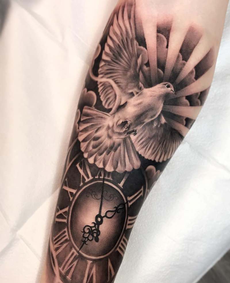 Dove Tattoo by Mike Cruz