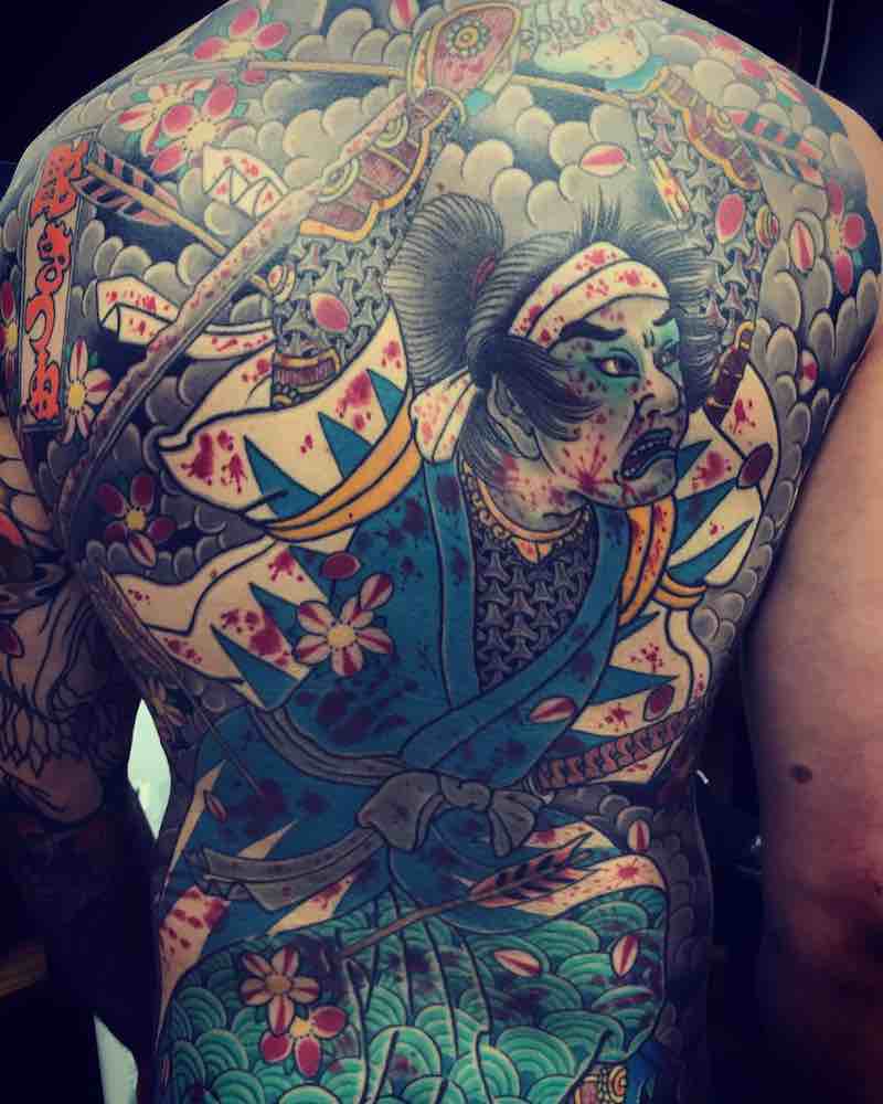 Back Japanese Tattoo by Holy Fox