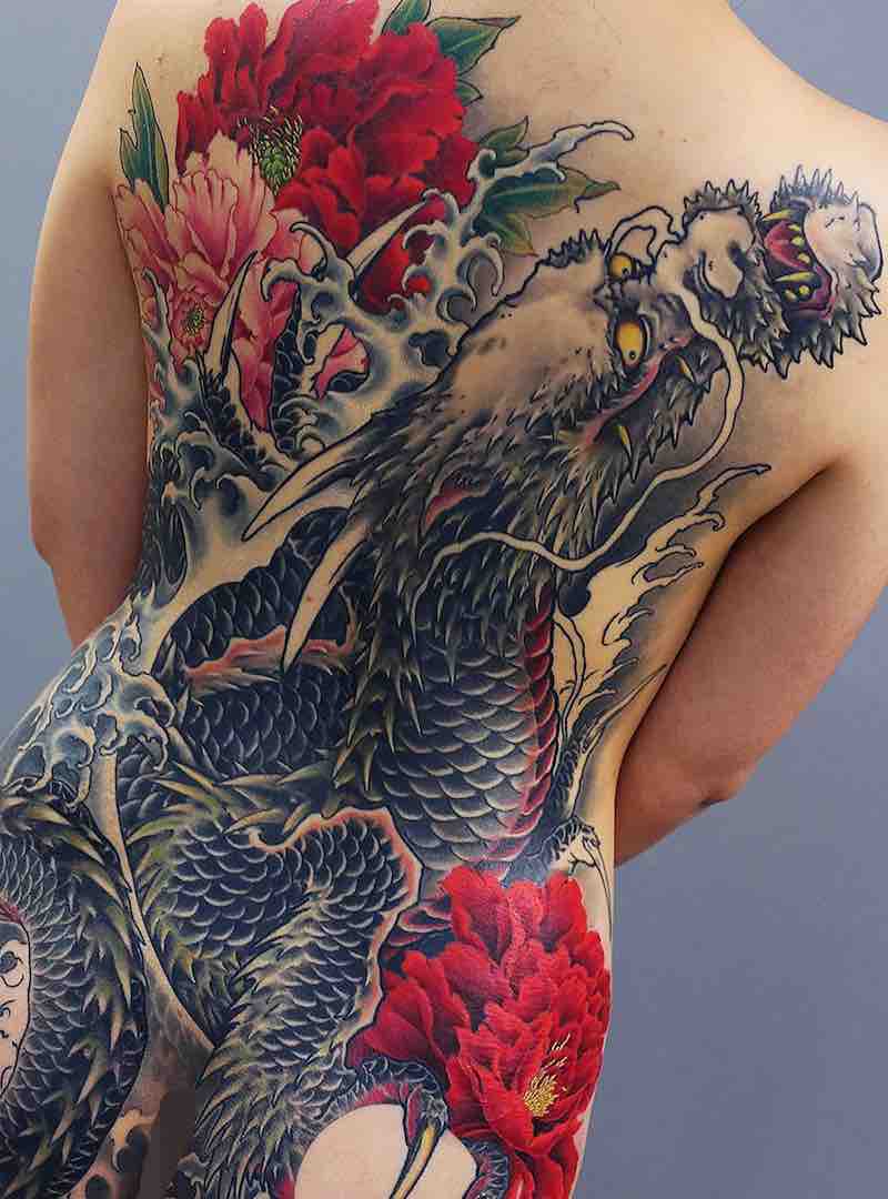 Back Japanese Tattoo by Kenji Shigehara
