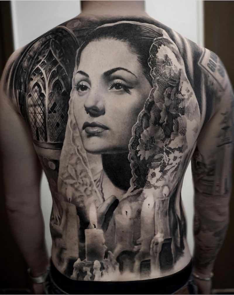 Back Tattoo by Mr T Stucklife