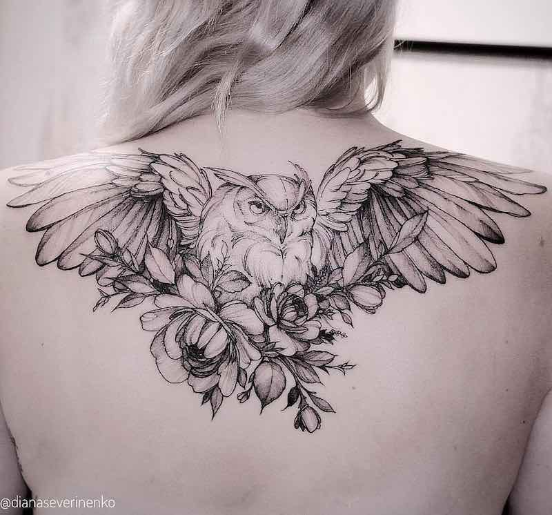 Back Tattoos for Women Diana Severinenko