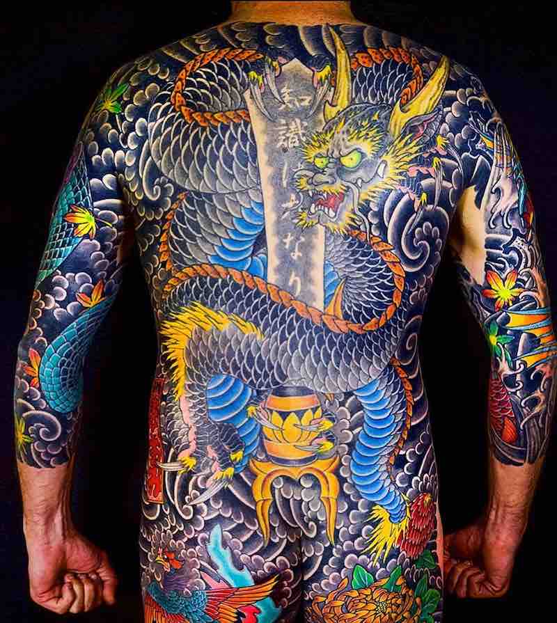 Body Suit Japanese Tattoo by Kianforreal Horisumi