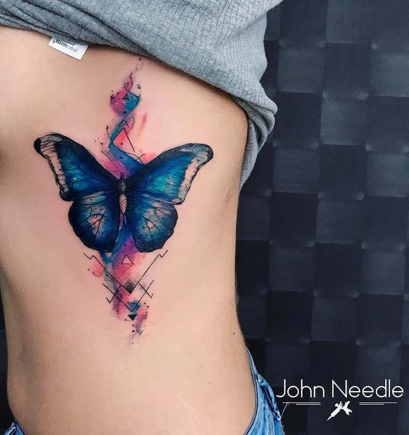 Butterfly Tattoo by John Needle