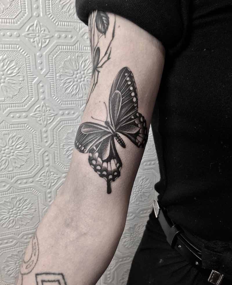 Butterfly Tattoo by Justin Olivier