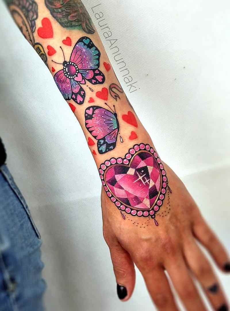 Butterfly Tattoo by Laura Anunnaki