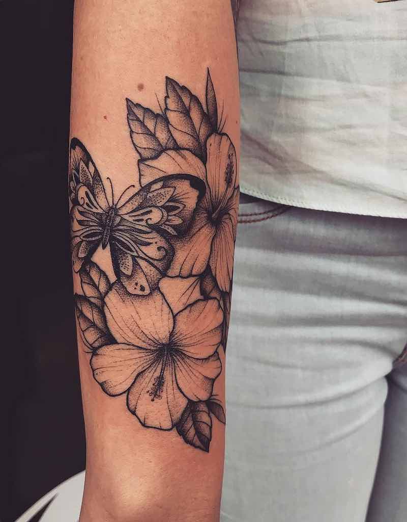 Butterfly Tattoo by Lucas Menezes