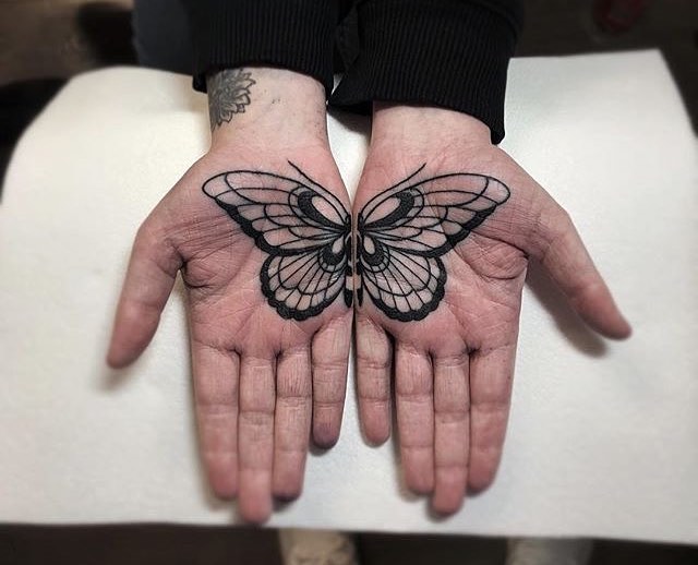 smog Bekræftelse Svane Butterfly Tattoo by Mark Walker - Tattoo Insider