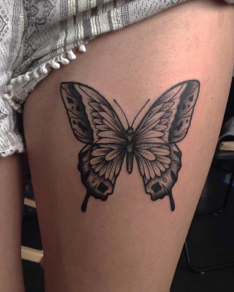 Butterfly Tattoo by Nick Whybrow