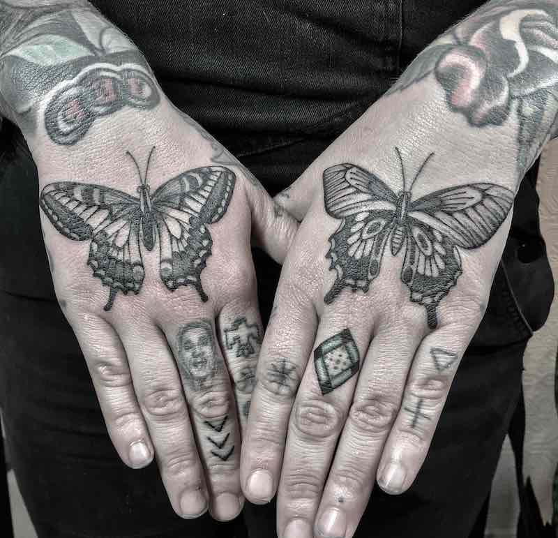 Butterfly Tattoos by Justin Olivier