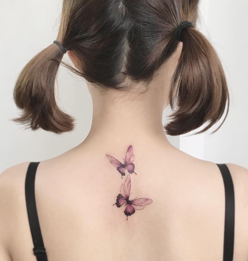 Butterfly Tattoos by Tattooist Flower
