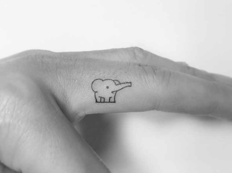 Elephant Tattoo by Playground Tattoo