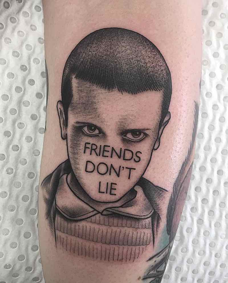 Eleven Stranger Things Tattoo by Jeremy D