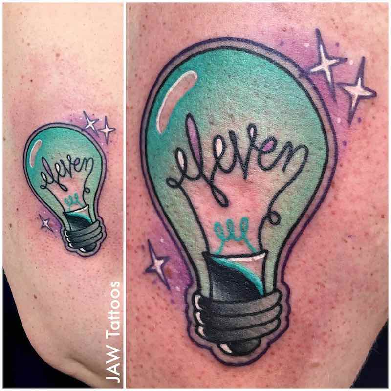 Eleven Stranger Things Tattoo by Jess White