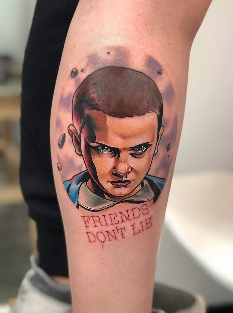 Eleven Stranger Things Tattoo by Jimm Yimier