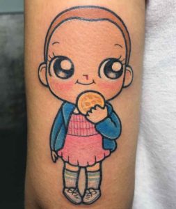 Eleven Stranger Things Tattoo by Meri