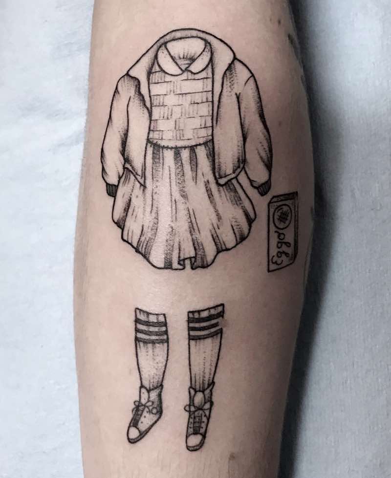 Eleven Stranger Things Tattoo by Sierra Everly