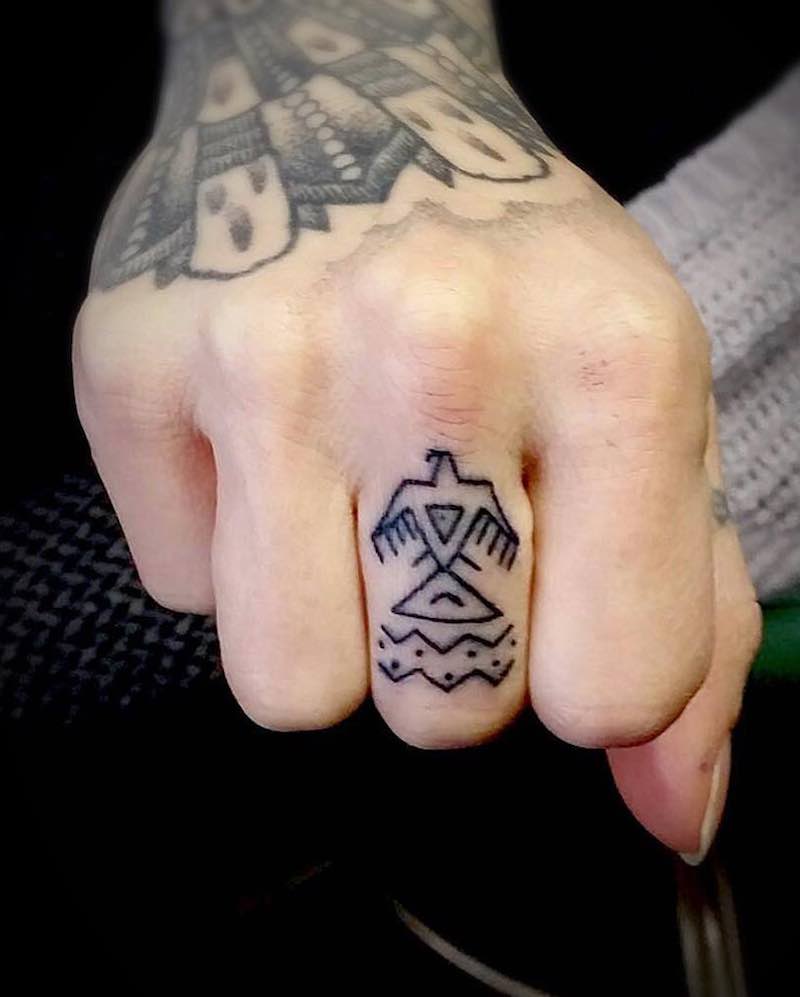 Finger Tattoo by Tattrx