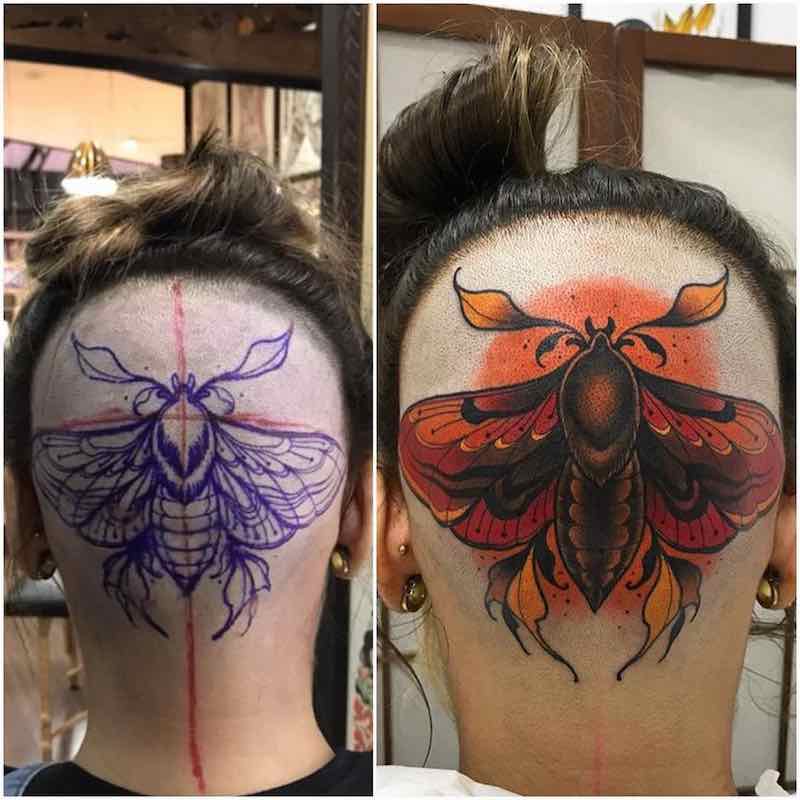 Head Tattoo by Lucas Ferreira