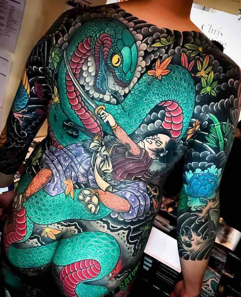 Japanese Tattoo Body Suit by Kianforreal Horisumi