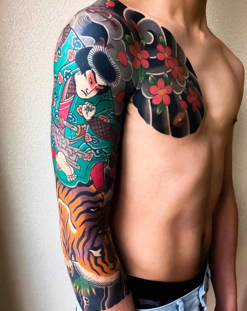 Japanese Tattoo Sleeve - Horitsubaki