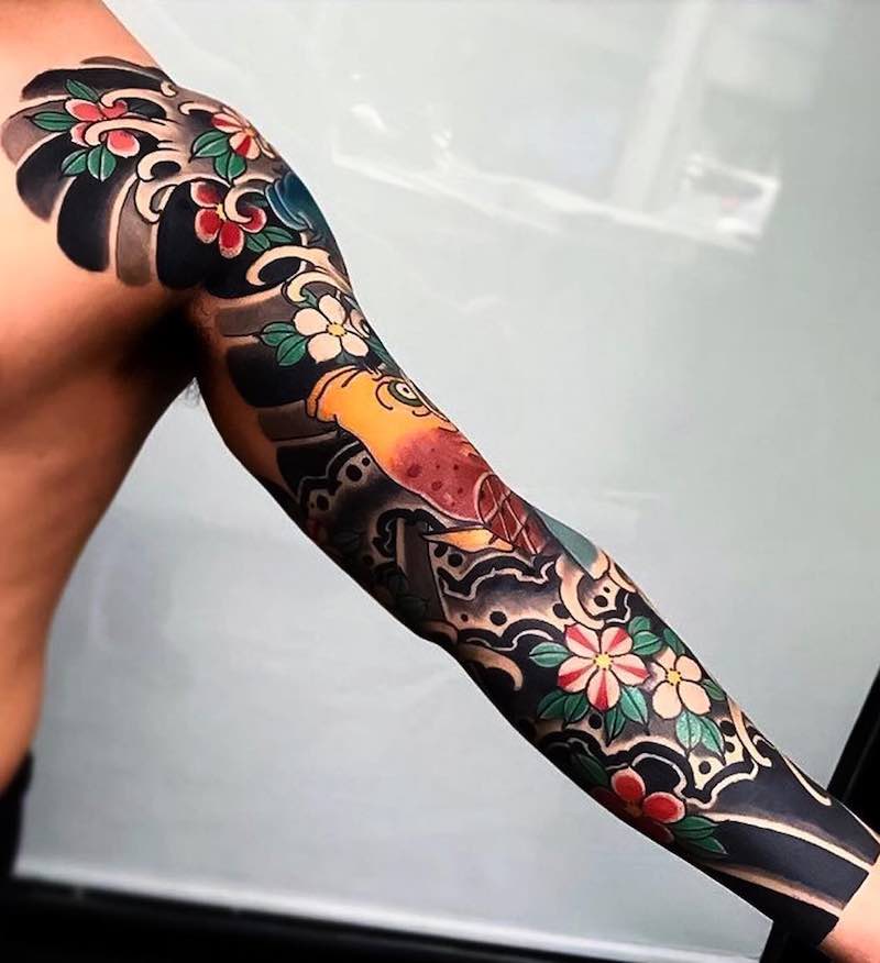 Japanese Tattoo Sleeve by Bonel