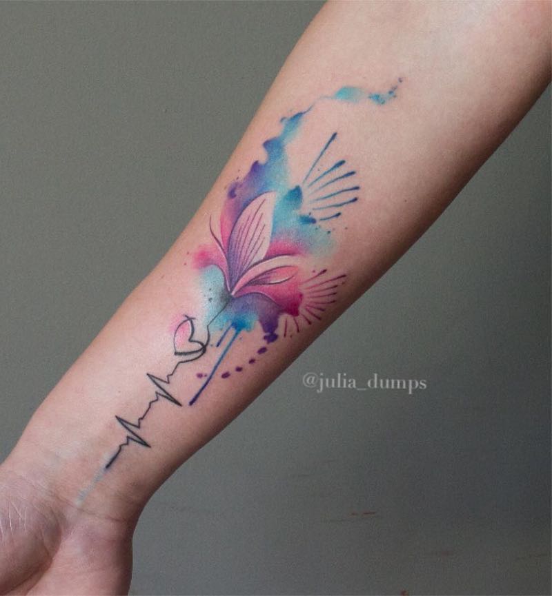 Lifeline Tattoo by Jules Boho