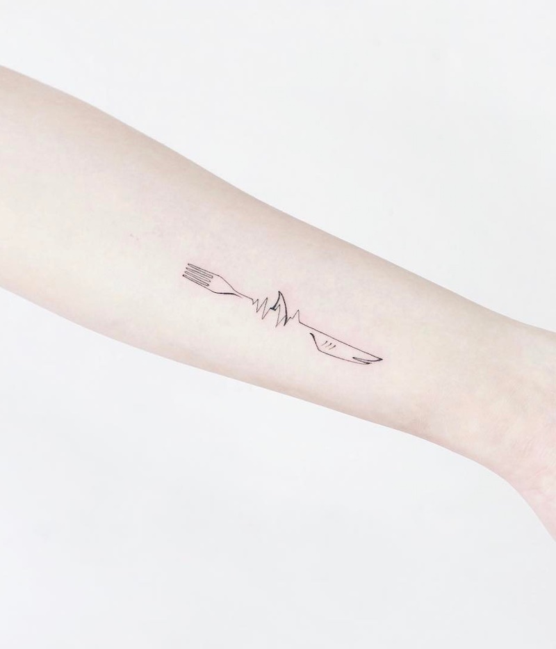 Lifeline Tattoo by Tattooist IDA