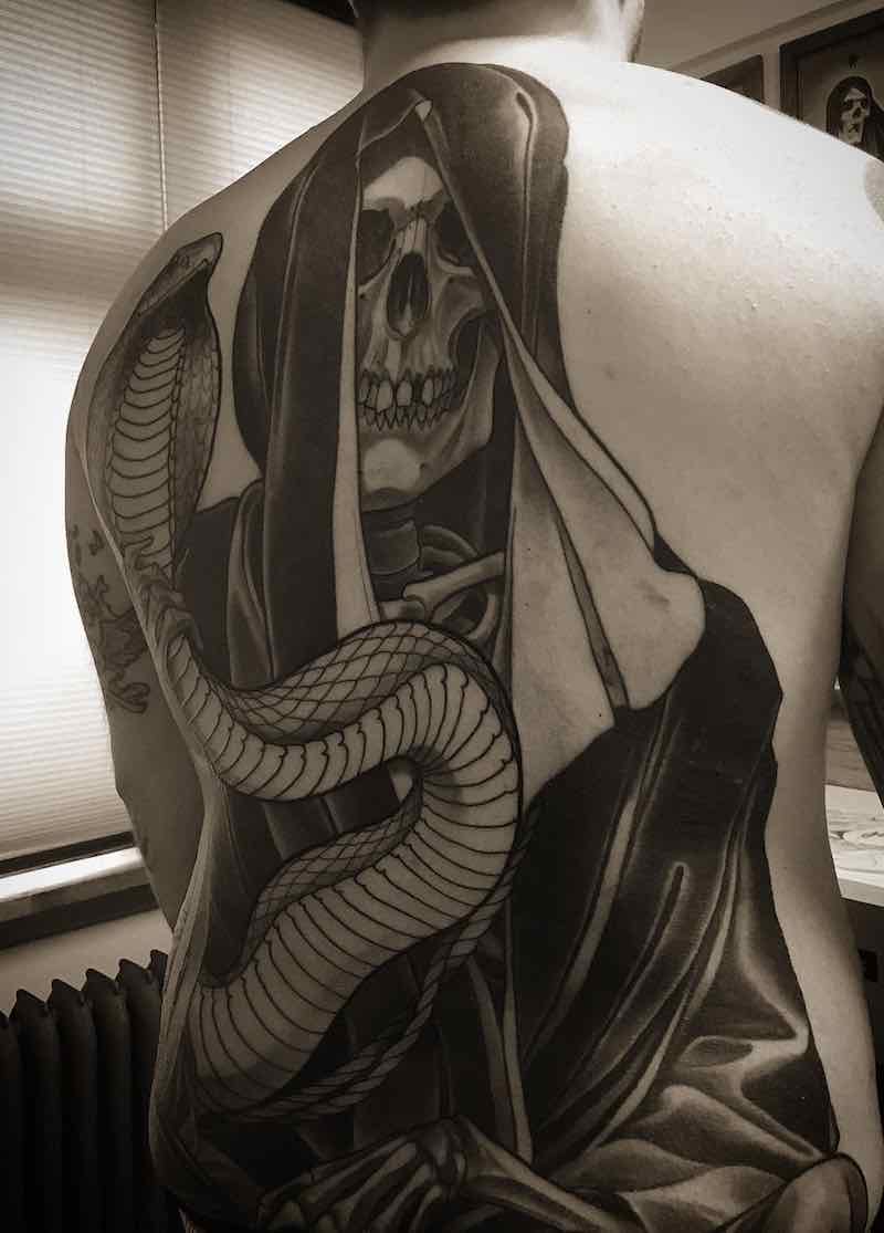 Mens Back Tattoos by Eckel
