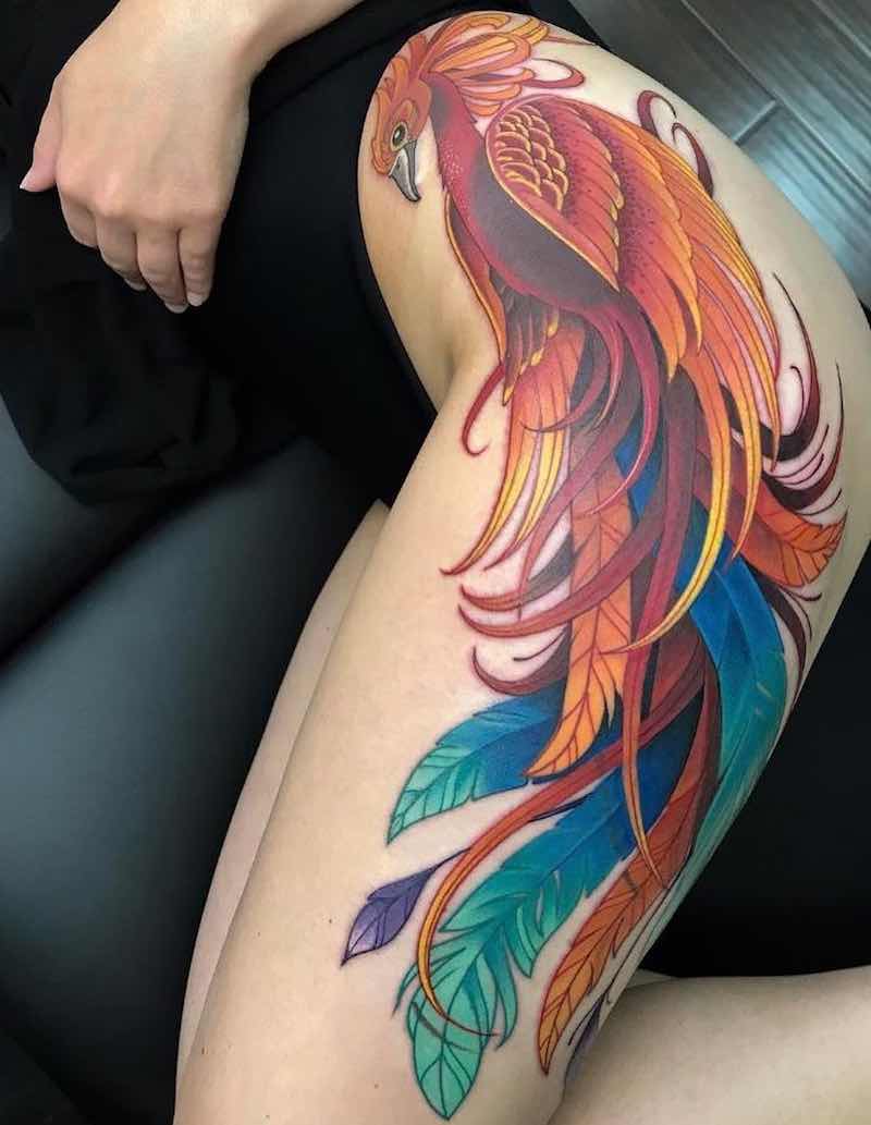 Phoenix Tattoo by Al Garcia