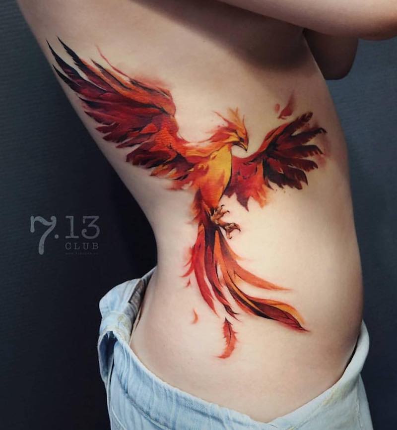 Phoenix Tattoo by Irina Doroshenko