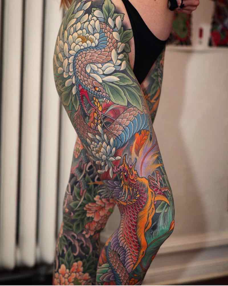Phoenix Tattoo by Johan svahn